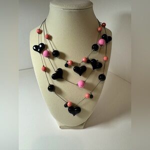 BETSEY JOHNSON | HEART FASHION NECKLACE